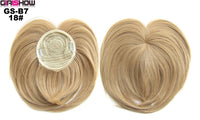 HKM-757651 Short High Temperature Silk Chemical Fiber Wig with Peach Heart Bangs for Men