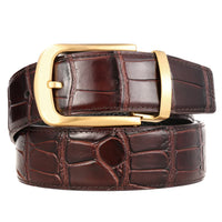 HKM-800595 Stainless Steel Casual Belt with Pin Buckle - 3.8cm Width