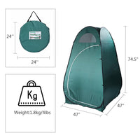 HKM-567251 Compact Army Green Changing Tent for Outdoor Privacy and Comfort