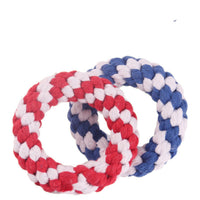 HKM-631635 Cotton Rope Dog Toy - Durable Molar Teeth Ball for Large and Small Dogs, Multicolor Options Available