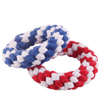 HKM-631635 Cotton Rope Dog Toy - Durable Molar Teeth Ball for Large and Small Dogs, Multicolor Options Available