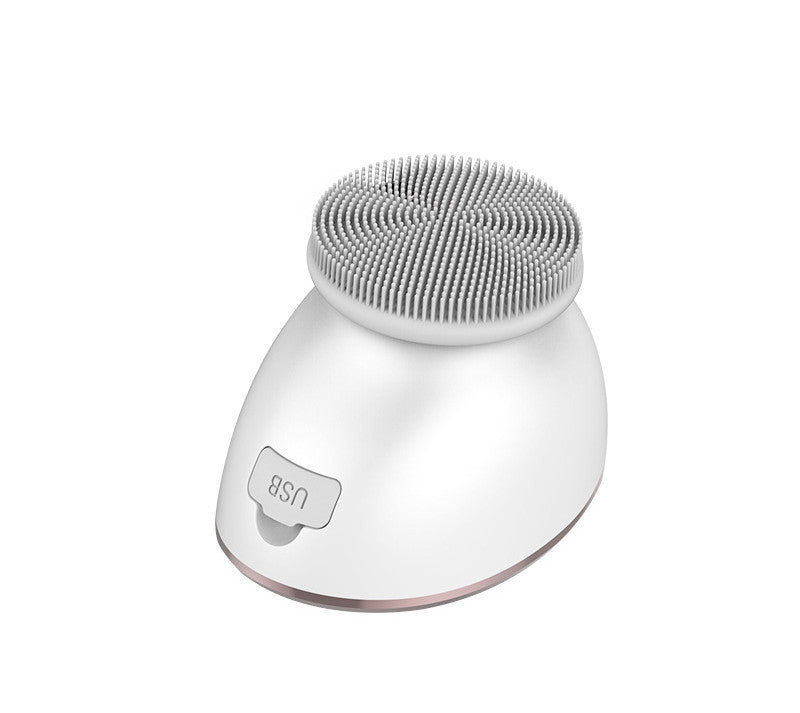 HKM-703635 Multifunctional USB Silicone Facial Cleansing Device with Ultrasound Technology