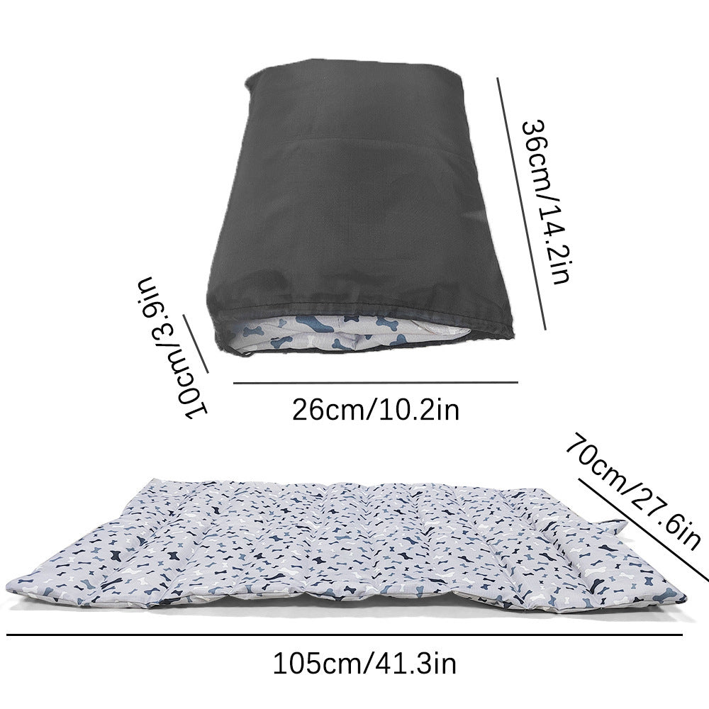 HKM-111443 Waterproof Portable Folding Mat for Pets, Moisture-Proof Oxford Fabric, Ideal for Camping