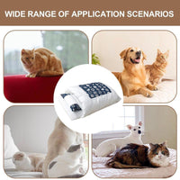 HKM-941523 Cozy Removable Winter Cat Bed with Pillow - Soft Sleeping Bag for Cats and Small Dogs