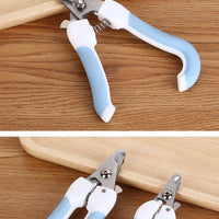 HKM-791891 Pet Nail Clippers with Nail File for Cats, Dogs, and Rabbits ¨C Ergonomic Design and Sharp Stainless Steel Blades