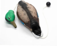 HKM-219155 Durable Stuffed Duck Dog Toy for Aggressive Chewers - No Stuffing, Quacking Sound, Ideal for Training and Play