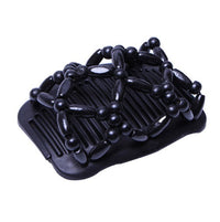 HKM-034451 Beaded Vintage Elastic Hairpin and Comb Clip for Women - Elegant Hair Accessory