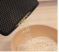 HKM-613011 Double Cat Litter Mat, EVA Material, Easy Clean and Quick Drying, Various Sizes and Colors Available