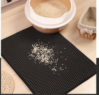 HKM-613011 Double Cat Litter Mat, EVA Material, Easy Clean and Quick Drying, Various Sizes and Colors Available