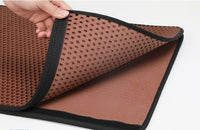 HKM-613011 Double Cat Litter Mat, EVA Material, Easy Clean and Quick Drying, Various Sizes and Colors Available