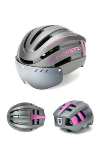 HKM-378707 LED Integrated Mountain Bike Helmet for Enhanced Safety During Rides