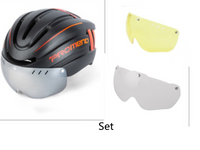 HKM-378707 LED Integrated Mountain Bike Helmet for Enhanced Safety During Rides