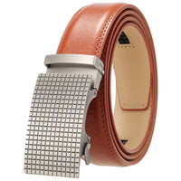 HKM-939731 Automatic Leather Belt with Alloy Buckle for Men - Stylish and Functional Design