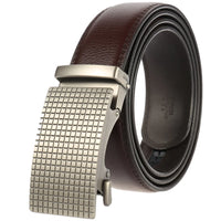 HKM-939731 Automatic Leather Belt with Alloy Buckle for Men - Stylish and Functional Design