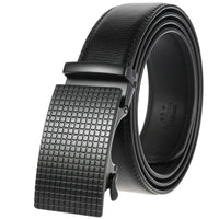 HKM-939731 Automatic Leather Belt with Alloy Buckle for Men - Stylish and Functional Design