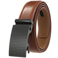 HKM-939731 Automatic Leather Belt with Alloy Buckle for Men - Stylish and Functional Design