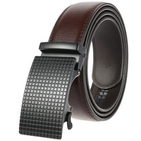 HKM-939731 Automatic Leather Belt with Alloy Buckle for Men - Stylish and Functional Design