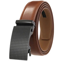 HKM-939731 Automatic Leather Belt with Alloy Buckle for Men - Stylish and Functional Design
