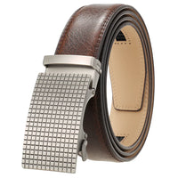 HKM-939731 Automatic Leather Belt with Alloy Buckle for Men - Stylish and Functional Design