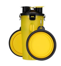 HKM-014611 Portable Pet Water Cup with Collapsible Bowl - PP & TPE Materials, 23cm Height, 11cm Diameter