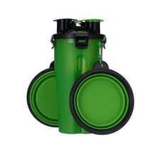HKM-014611 Portable Pet Water Cup with Collapsible Bowl - PP & TPE Materials, 23cm Height, 11cm Diameter