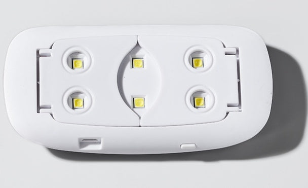 HKM-583507 Mini LED Phototherapy Machine for Nails - Dual Light Source, 9W Power, Compact Size