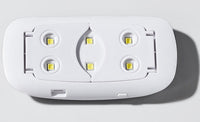 HKM-583507 Mini LED Phototherapy Machine for Nails - Dual Light Source, 9W Power, Compact Size
