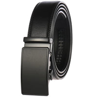 HKM-791699 Genuine Cowhide Leather Ratchet Belt for Men with Automatic Buckle - Model LY25-0711-1