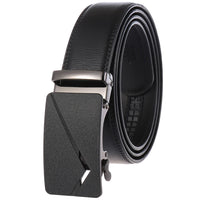 HKM-791699 Genuine Cowhide Leather Ratchet Belt for Men with Automatic Buckle - Model LY25-0711-1