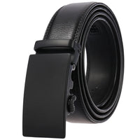 HKM-791699 Genuine Cowhide Leather Ratchet Belt for Men with Automatic Buckle - Model LY25-0711-1