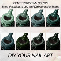 HKM-680659 8-Piece Gel Nail Polish Set - Long-lasting and Vibrant Colors for Stunning Manicures