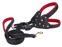 HKM-414291 Reflective Nylon Pet Traction Sleeve with Adjustable Strap - Available in Multiple Colors