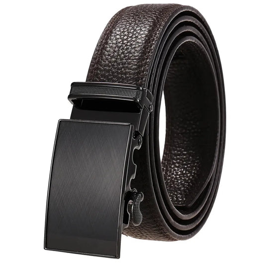HKM-135187 Men's Casual Leather Belt - 3.0CM Width, Versatile Style for Everyday Wear