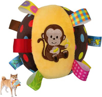 HKM-722195 Interactive Dog Toy with Built-in Chimes and Squeaky Balls for Active Play