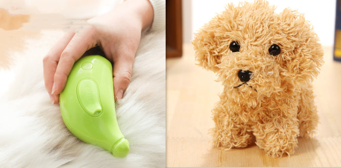 HKM-343187 Pet Steam Brush for Cats and Dogs - 3 in 1 Grooming, Steam Cleaning, and Massage Tool
