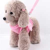 HKM-445907 Angel Wings Pink Traction Belt for Pets - Available in S, M, L Sizes