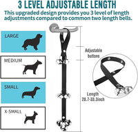 HKM-819347 Adjustable Premium Dog Doorbell for Easy Potty Training – Durable Metal Design with Loud Sound for Clear Communication
