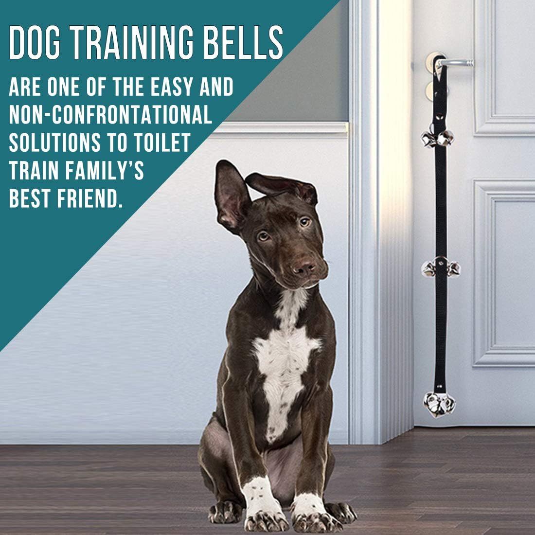 HKM-819347 Adjustable Premium Dog Doorbell for Easy Potty Training – Durable Metal Design with Loud Sound for Clear Communication