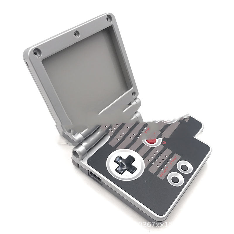 KTX-678035 Transparent Game Case for GBA SP with NES Design and Accessories