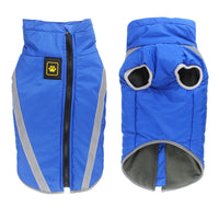 HKM-274515 Windproof Thickened Dog Jacket with Soft Polar Fleece for Winter Wear