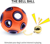 HKM-654355 Interactive Dog Ball Toy with Ring Bell for Pet Exercise and IQ Puzzle Play