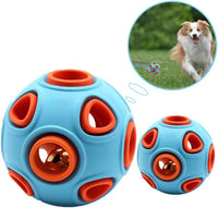 HKM-654355 Interactive Dog Ball Toy with Ring Bell for Pet Exercise and IQ Puzzle Play