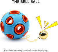 HKM-654355 Interactive Dog Ball Toy with Ring Bell for Pet Exercise and IQ Puzzle Play