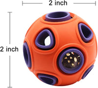 HKM-654355 Interactive Dog Ball Toy with Ring Bell for Pet Exercise and IQ Puzzle Play