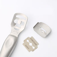 HKM-186771 Stainless Steel Pedicure Scraper for Horny Foot Care - 16CM Length