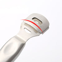 HKM-186771 Stainless Steel Pedicure Scraper for Horny Foot Care - 16CM Length