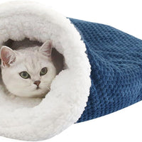 HKM-842707 Cozy Cat Winter Sleeping Bag with Removable Crinkle Sack for Cats Up to 6kg