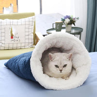 HKM-842707 Cozy Cat Winter Sleeping Bag with Removable Crinkle Sack for Cats Up to 6kg