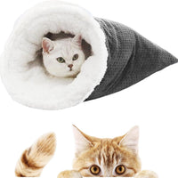 HKM-842707 Cozy Cat Winter Sleeping Bag with Removable Crinkle Sack for Cats Up to 6kg