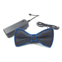 HKM-896467 Battery-Powered LED Light-Up Bow Tie for Halloween and Party Events in Multiple Colors